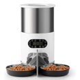 thumbnail image 1 of Alimentador Extraíble para Perros Y Dispensador de Alimentos para Mascotas Grabación de Voz de material acero Inoxidable de Alimentación Platos Aut , Pulsación de tecla Yinane Dispensador de mascotas, 1 of 8