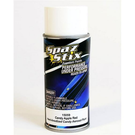 Spaz Stix 15059 Candy Apple Red Aerosol Paint 3.5oz Can