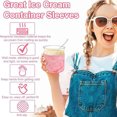 thumbnail image 3 of YAOMOBB Elastic Band Ice Cream Cover Neoprene Ice Cream Sleeve Holder 4 Pcs Spoon Insulators Sorbet Accessory for 24oz Ninja Cream Pints, 3 of 6