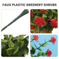 thumbnail image 5 of 8 piezas de bujía ultravioleta para exteriores Plantas resistentes, 8 ramas de plástico sintético, arbustos verdes, plantas para interior y exterior, Han, 5 of 5
