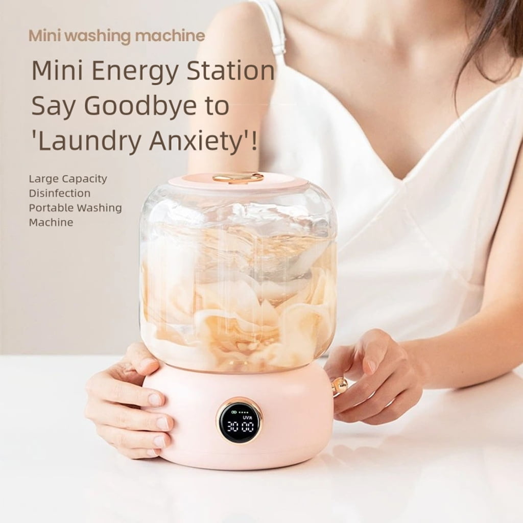 2L Portable Wireless Mini Washer For Underwear Baby Clothes Cleaning