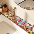 thumbnail image 2 of Yayeee Faucet Mat for Kitchen Sink 14.7" Diatomite Long Splash Guard Pad, Watercolor Tomatoes, 2 Pack, 2 of 7