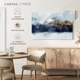 thumbnail image 5 of Elephant Stock Abstract Mountain Range Wall Art - Horizontal Canvas Wall Art - Living Room Wall Decor - Abstract Canvas - Gray And Blue Decor - 39" x 26", 5 of 8