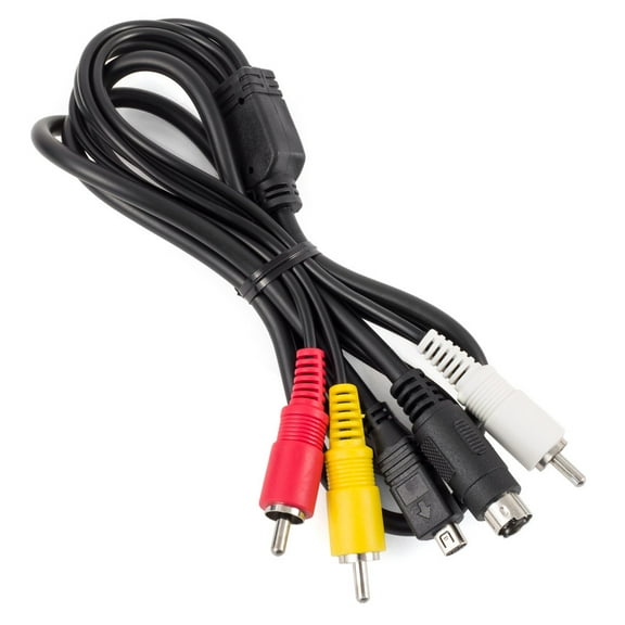 AV Cable for Sony VMC-15FS S-Video RCA DCR-SR47 HDR-FX7 DCR-SX40 HDR-CX100 HDR-CX100B HDR-SR11