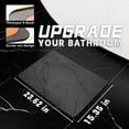 thumbnail image 4 of Stone Bath Mat Diatomaceous Earth Shower Mat Non-Slip Super Absorbent Diatomite Stone Bath Mats for Bathroom Floor Quick Drying(23.6''×15.4" Gray Marble), 4 of 8