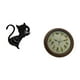 thumbnail image 4 of Reloj de pared,Reloj de pared con diseño de gato para guardería,sala de juegos y interior,Reloj de pared,Reloj de pared de pájaro cantor de 10 pulgadas para decoración del hogar,Relojes de, 4 of 7