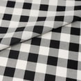 thumbnail image 2 of Singer Print Fabric, 100% Premium Cotton, Christmas Black Buffalo Check, 3 Yards, 2 of 2