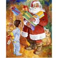 thumbnail image 1 of Great BIG Canvas | Rolled Hal Frenck Poster Print entitled Santa Bearing Gifts, 1 of 4