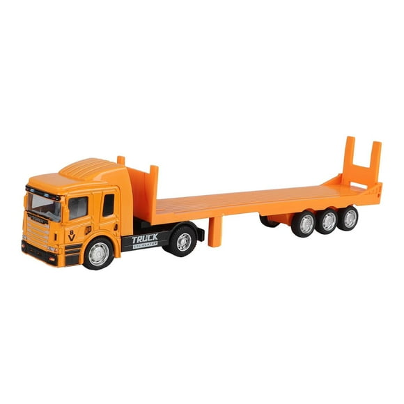 Lipstore Tow Truck Toy Construction Play Vehicle Truck for Age 3+ Kids Party Supplies Yellow