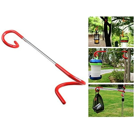 Lantern Hanger - Multi-purpose Camping Lantern Hanger Holder, Mini-Factory 2 way Hanger Lantern, Bag, Utensil Hanger Hook for Outdoor Camping Fishing