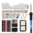 thumbnail image 1 of Kit de Brûlage de Bois 172 Pcs, Stylo de Pyrogravure à Température Réglable Professionnel avec Embouts en Fer à Souder, Accessoires d'Outils de Brûlage de Bois, 1 of 2