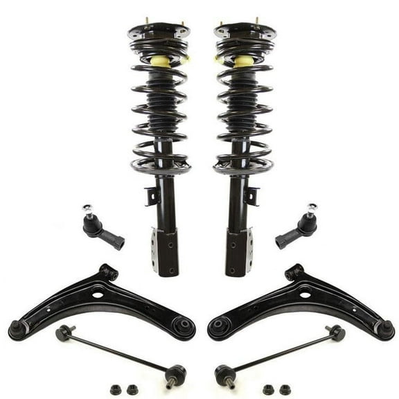 Front Struts Steering Kit for Mitsubishi Outlander 3rd Row Seating V6 3.0L 07-09