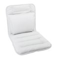 thumbnail image 4 of Cojín para silla mecedora de algodón PP, protección lumbar, soporte para la espalda, cojín de respaldo integrado para oficina, color gris, 4 of 10
