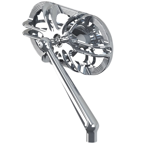 Arlen Ness Deep Cut Forged Chrome Right Mirror (13-167)