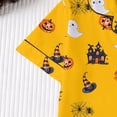 thumbnail image 6 of RMGVDSD Womens Pajama Sets Halloween Pajamas Lapel Short Sleeve Top and Shorts Sleepwear Button Down Loungewear Nightwear, 6 of 9