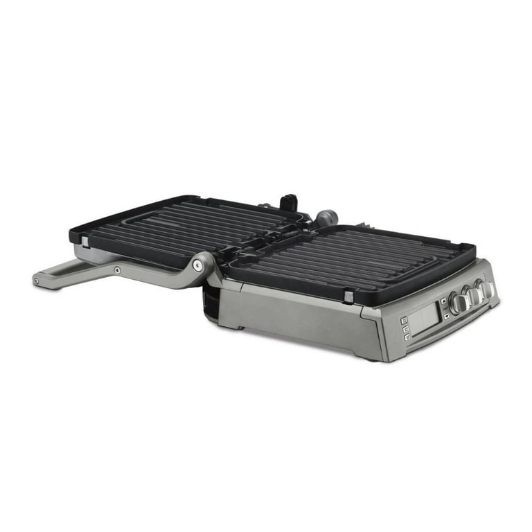 Cuisinart GR 300 Elite Griddler with Small Grill Brush and Flipper Tongs Bundle