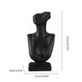 thumbnail image 5 of LICEWO Unique Neck Model Display Holder Modern Earrings Holder Mannequin Bust Stand Jewelry Necklace Model Stand for Displaying, 5 of 11