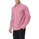 thumbnail image 4 of CAMISAS CHIC para Hombres de Cuadros de Manga Larga con Botones 100% Algodón Camisa de Vestir L Roja Blanca, 4 of 7
