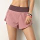 thumbnail image 1 of Mujeres Pantalones cortos para correr 2 en 1 con bolsillo Cintura ancha Capa de cobertura Forro de c JM Pantalones cortos deportivos(M), 1 of 7