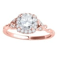 thumbnail image 2 of Aonejewelry 0.75 Ct. Ttw Finely Detailed Wedding Engagement Diamond Ring In 10k Solid Rose Gold, 2 of 4