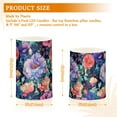 thumbnail image 6 of Yayeee Flameless Candles with Remote Flickering Battery Operated Multi Color Changing, Puprle Ethereal Floral Harmony, 6 of 7