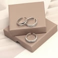 thumbnail image 2 of LeCalla Sterling Silver Adjustable Hypoallergenic Antitarnish Toe Rings, Set of 3 (Women's), 2 of 5