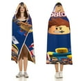 thumbnail image 2 of Roblox Hooded Flannel blanket throw Plush Throw Blanket - Measures - Super Soft Fleece Creeper Battle Bedding for Halloween Christmas, 2 of 5