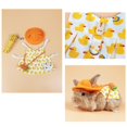 thumbnail image 3 of Bunny Clothes Pet Rabbit Costume Guinea Pig Lop-eared Rabbit Outdoor Cloth, Watermelon Full Set S, 3 of 8
