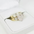 thumbnail image 2 of Lakshya Jewel LLC 2.00 Ct Cubic Zirconia His Her Wedding Ring Trio Set 14K Yellow Gold Plated, 2 of 4