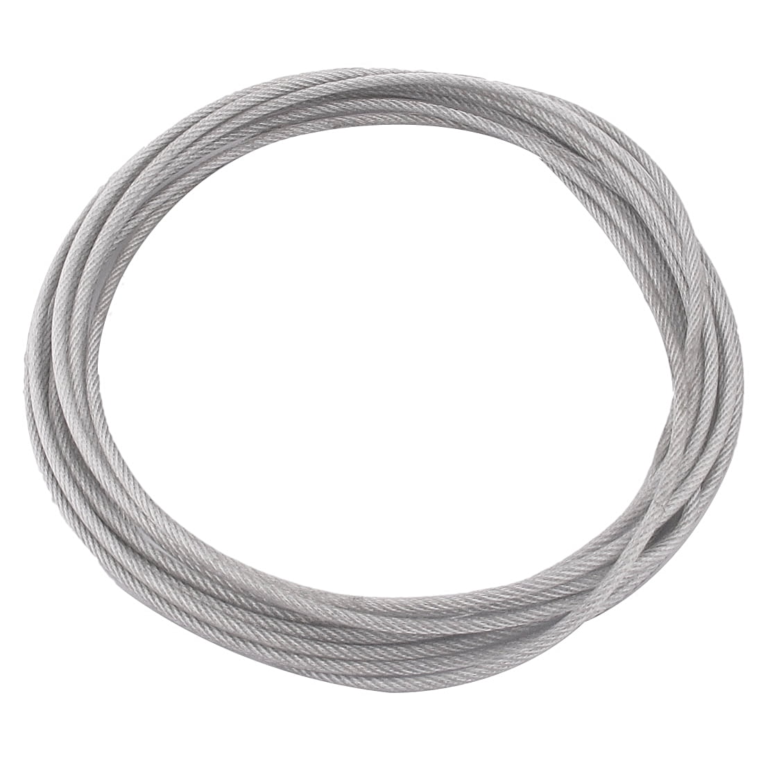 10M Length 1mm Diameter Plastic Coated Flexible Steel Wire Cable Rope