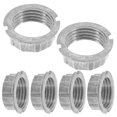 thumbnail image 2 of 6pcs G9 Lamp Holder Outer Rings Threaded Collar Aluminum Alloy Lamp Shade Retaining Ring Replacement For Table Floor Lamp, 2 of 5