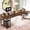 Brown, variant on Fnova 78.74" Long Computer Desk with Monitor Stand and Storage Shelves, Industrial Home Office Writing Desk for 2, Brown
