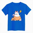 thumbnail image 2 of Futezty Kids Girls Boys T Shirts Short Sleeve Halloween Pumpkin Tops Shirt Casual Tee for Base Layer Fall Tops Tees 12M-14T, 2 of 5