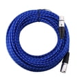 thumbnail image 1 of Anti-Oxidation Xlr Cable, Metal + Nylon Blue Microphone Cable, For Microphone, 1 of 8