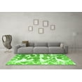 thumbnail image 3 of Ahgly Company Indoor Rectangle Abstract Green Modern Area Rugs, 5' x 8', 3 of 4