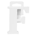 thumbnail image 5 of (3 pack) Cousin DIY 3" White Wood Letter F, 5 of 9