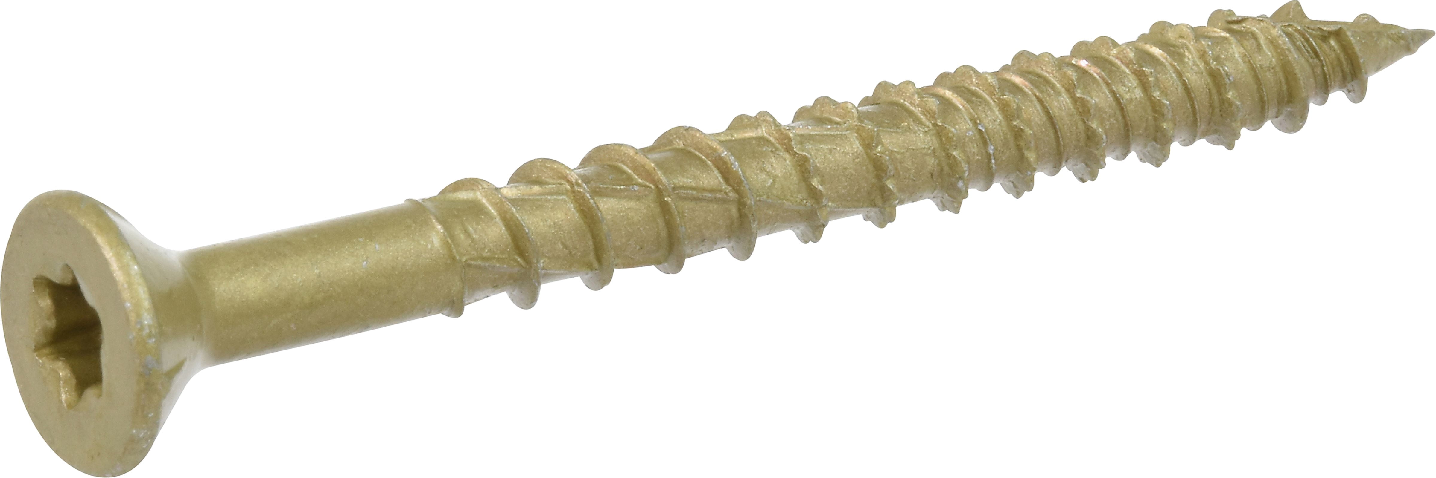 Power Pro Interior and Exterior Multi-Mateial Screws, Multiple Sizes, Steel, Epoxy Coated, Silver and Bronze, 120 pack
