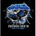 thumbnail image 2 of Boy's Lost Gods America Freedom Tour '76  Graphic Tee Black X Small, 2 of 5