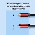 thumbnail image 3 of Lotus Cable Subwoofer Cable AV Cable Lotus Audio Cable Projection DVD TV Cable to 5M/16.4Ft, 3 of 5