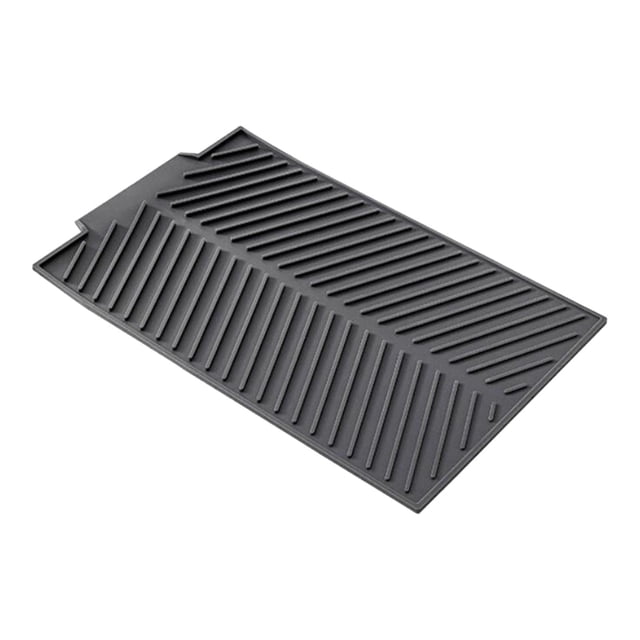 Estera de secado de platos de silicona Macarena Gris oscuro almohadilla de drenaje de silicona