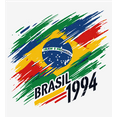 thumbnail image 2 of World Cup 1994 Brasil Adult White Crew Neck Short Sleeve Tee-Large, 2 of 2