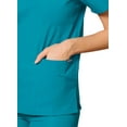 thumbnail image 3 of Adar Universal Unisex Scrubs - Unisex Drawstring Scrub Set - 701 - Teal Blue - M, 3 of 7