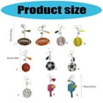thumbnail image 5 of Zinc Alloy Decorative Keychain With Cricket Ball Pattern Stylish Jewelry For Daily Use, 5 of 16