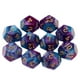thumbnail image 4 of D12 Dados poliédricos multilaterales piezas para dados de juegos de dragones , Púrpura + azul, 18mm Morado + Azul Hugo Juego de dados TRPG Dice, 4 of 9