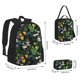 thumbnail image 2 of Disketp Chamomile Mochila Estampada de Gran Capacidad con Lonchera y Estuche, Set de 3 Piezas para Estudiantes, 2 of 7