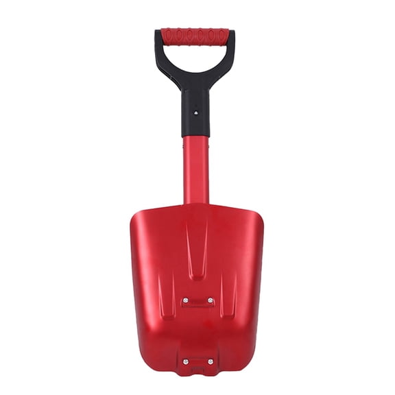Outdoor Folding Aluminum Alloy Shovel, Snow Removal Tool Suitable for Cars, Snowmobiles, Camping, Skiing and Outdoor