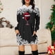 thumbnail image 1 of WILLBEST Faldas Para Mujer Sudadera Larga Con Estampado Navideño Para Mujer Top Festivo Informal Y Cómodo 2025 Elegante Y Acogedor Para La Temporada De Invierno, 1 of 4