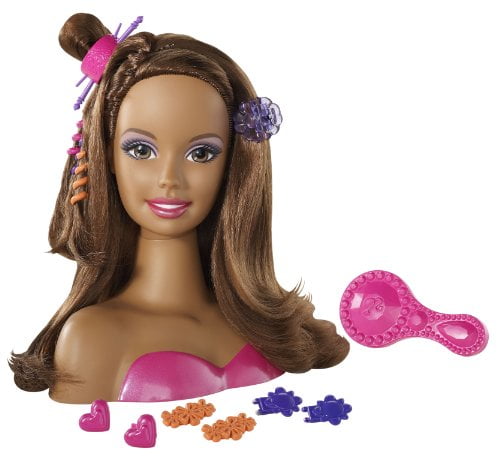 walmart black barbie head