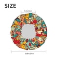 thumbnail image 6 of Kdxio Funny Owl Bird Print Shower Cap for Women,Elastic and Reusable,Double Waterproof Layers Bathing Hat, 6 of 9