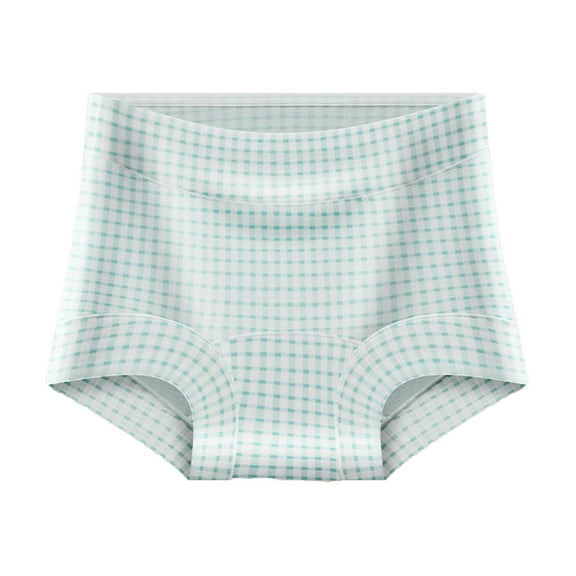 Byworldtasic Plus Size Cotton Underwear for Women Seamless Shaping High Waisted Panties Soft Breathable Full Coverage Briefs